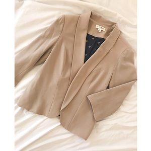 Studio JPR Women’s Power Blazer (Beige) - Size S